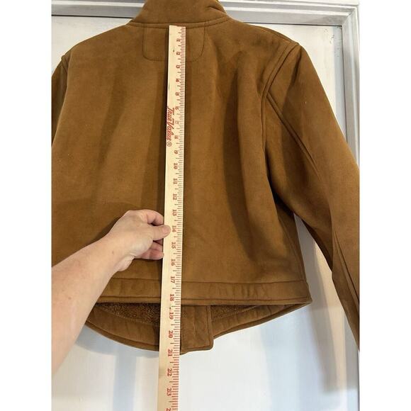 Country Cheyenne Collection Clothing Co Faux Suede Plush Shearling Jacket L - Picture 6 of 13